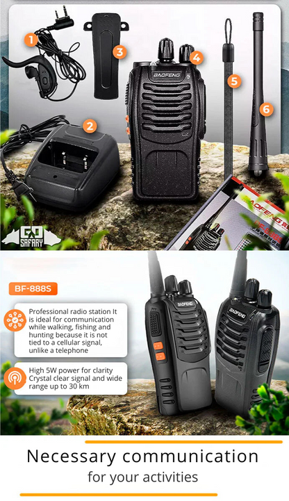 X Pro Walkie Talkie, Secure Connectivity