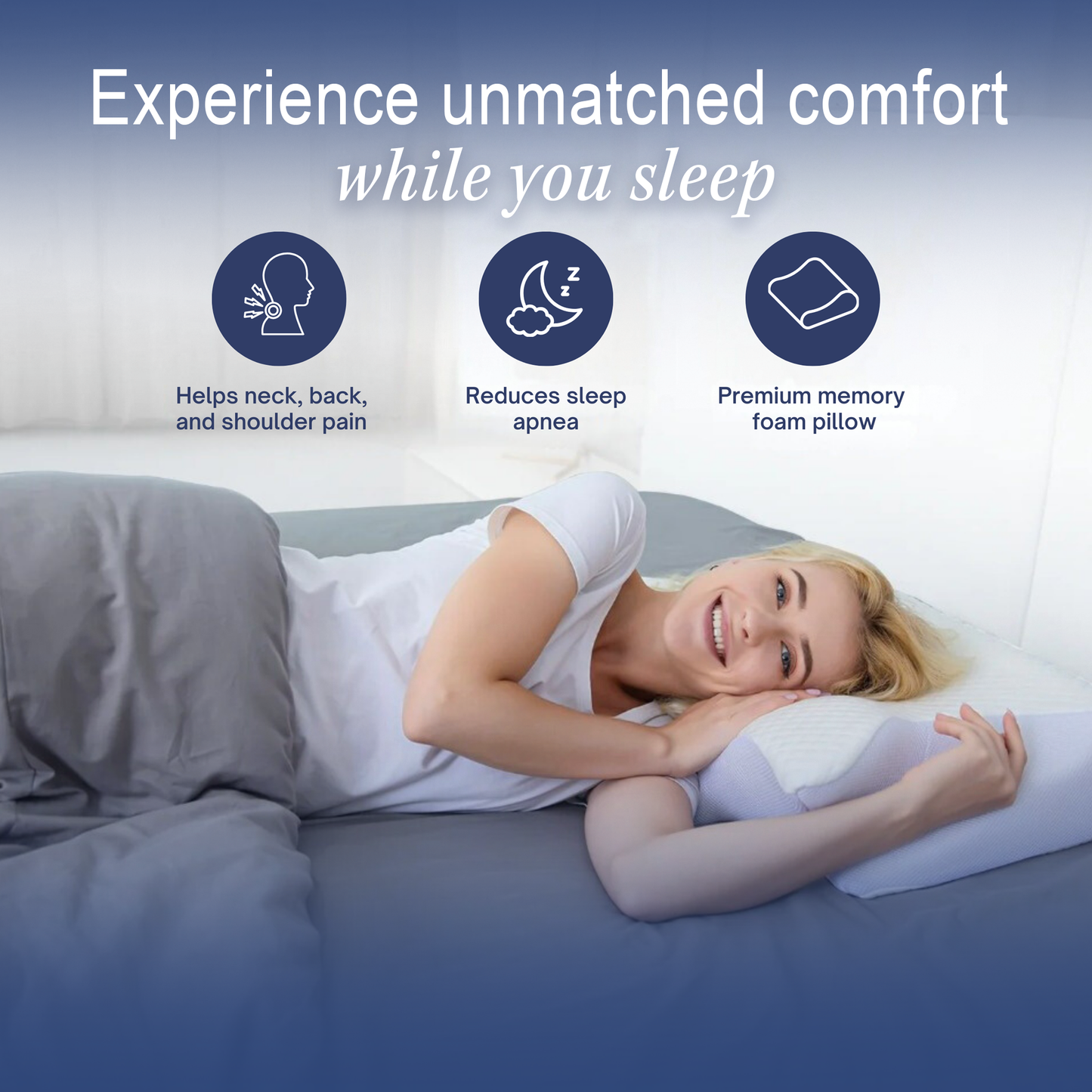 Dreamers® Comfort Relief Pillow